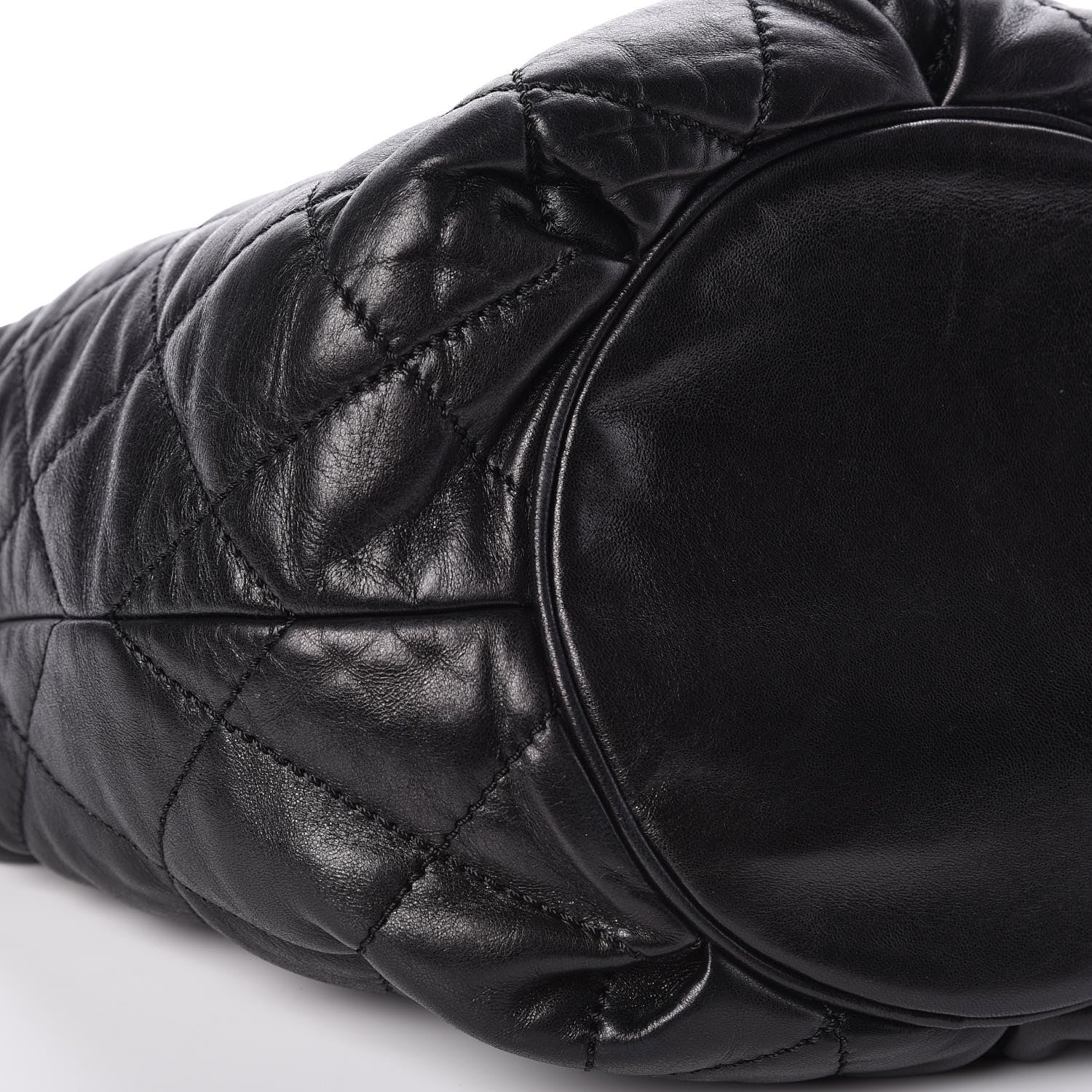 Chanel Lambskin Quilted Cloudy Bundle Hobo Black 10 of 11