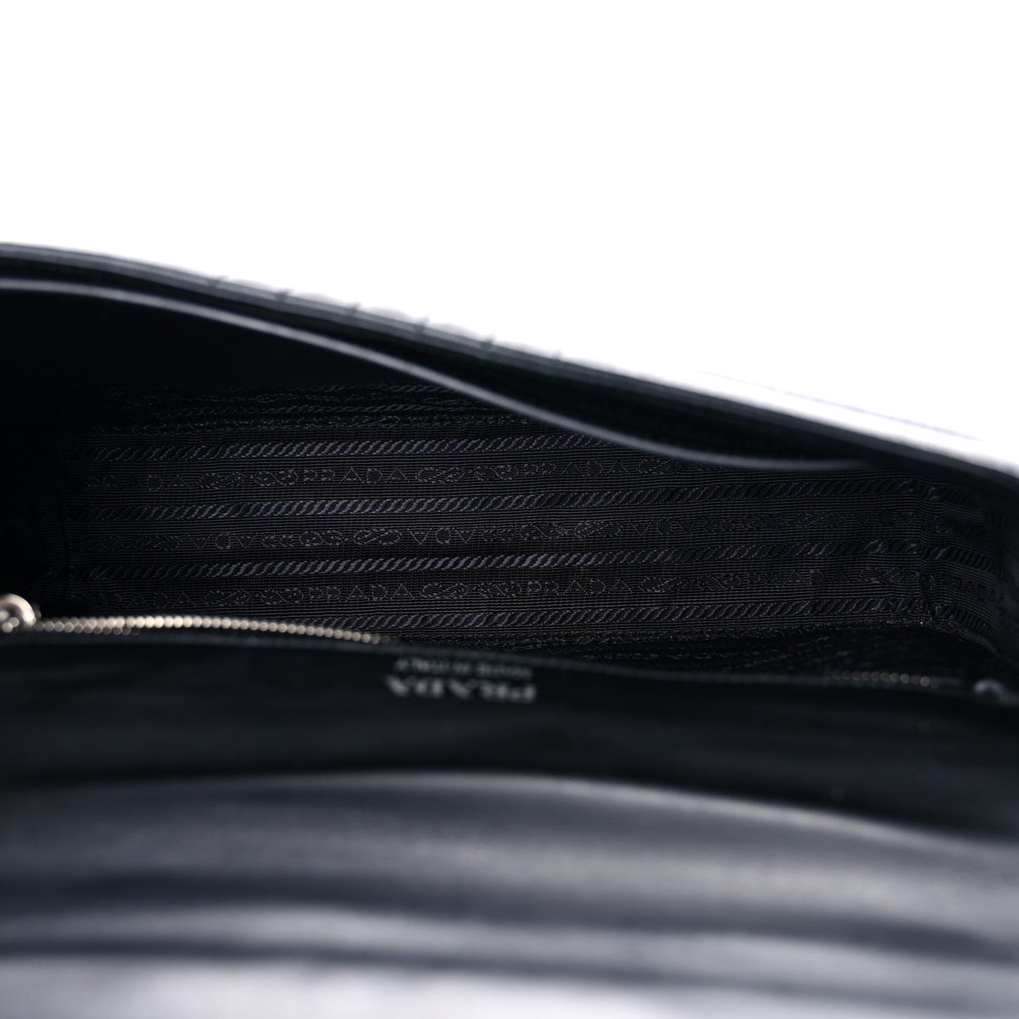Soft Calfskin Impunture Diagramme Large Chain Flap Shoulder Bag Black