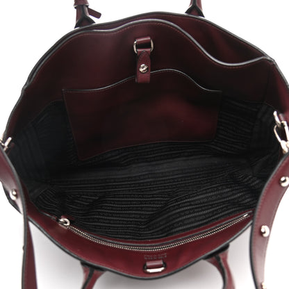 Prada City Calf Tote Granato 5 of 18