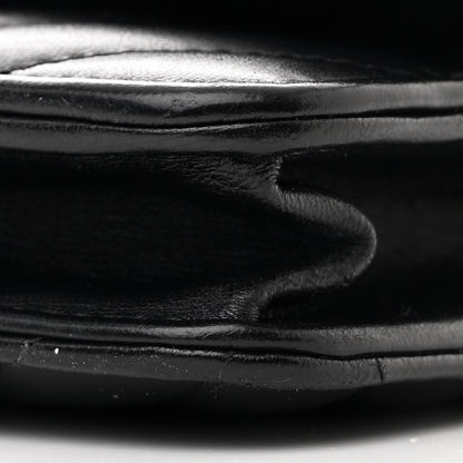 Chanel Lambskin Chevron Quilted Trendy CC Wallet On Chain WOC Black 11 of 12