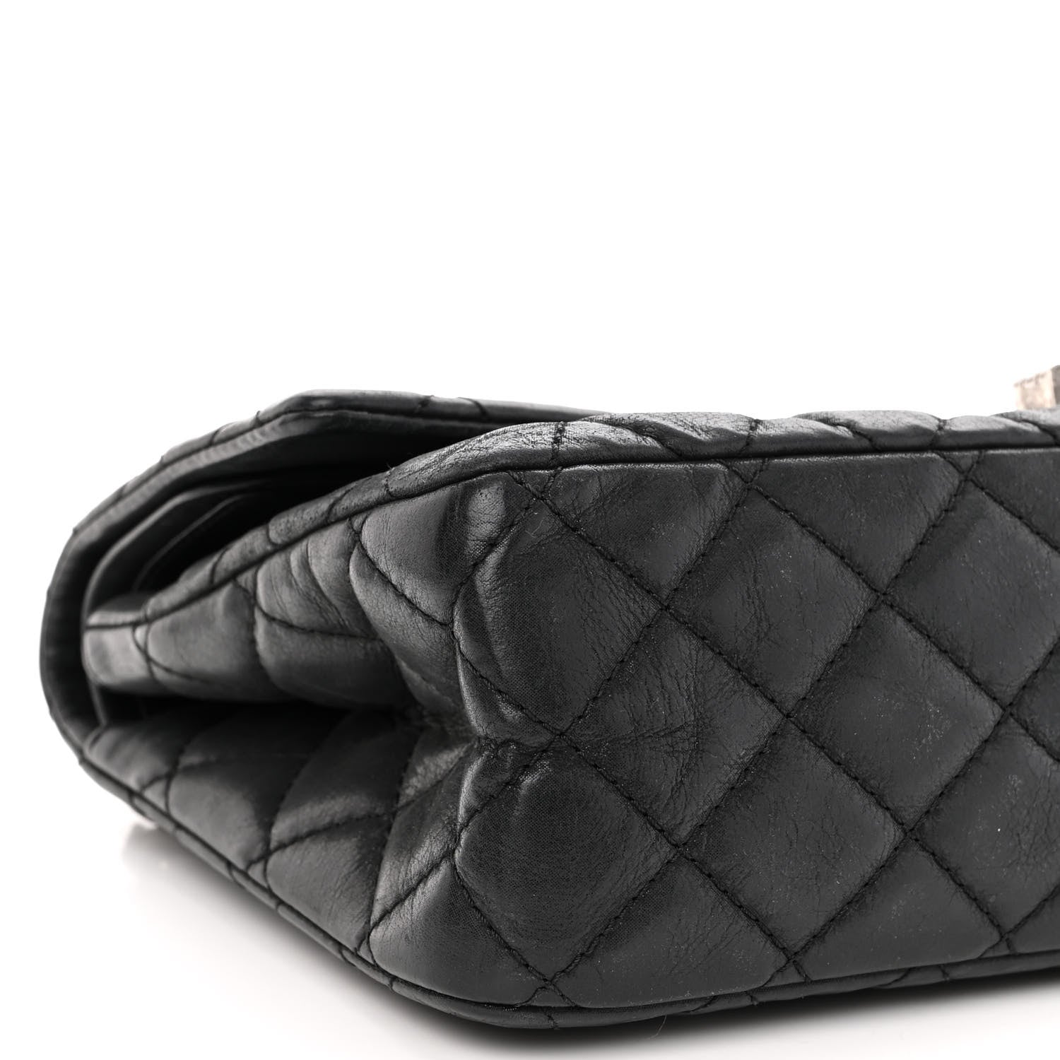 Chanel Iridescent Calfskin Quilted 2.55 Reissue 226 Flap Dark Grey 8 of 11