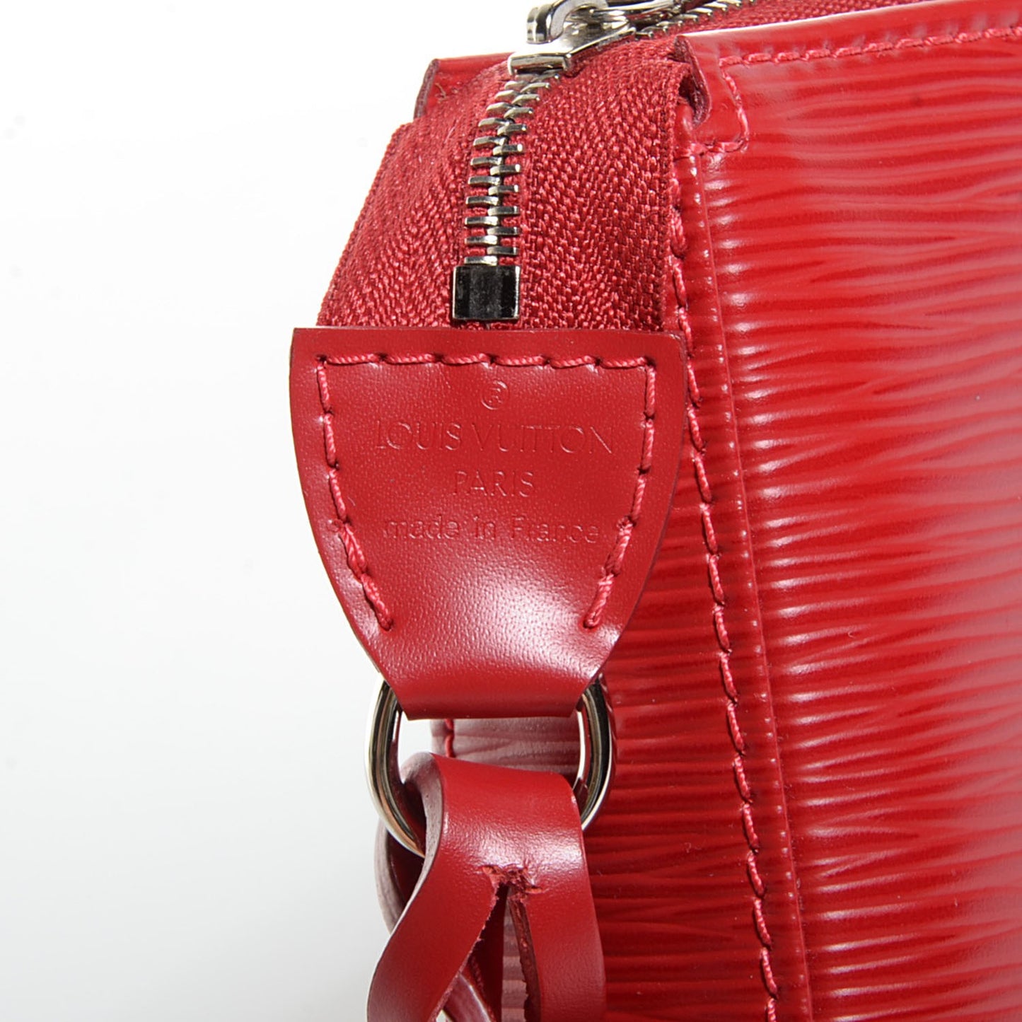 Epi Pochette Accessories NM Carmine