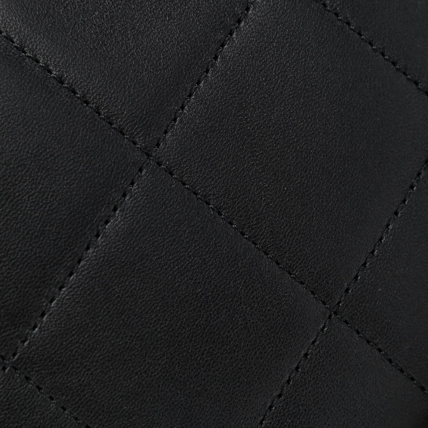 Lambskin A Real Catch Flap Bag Black
