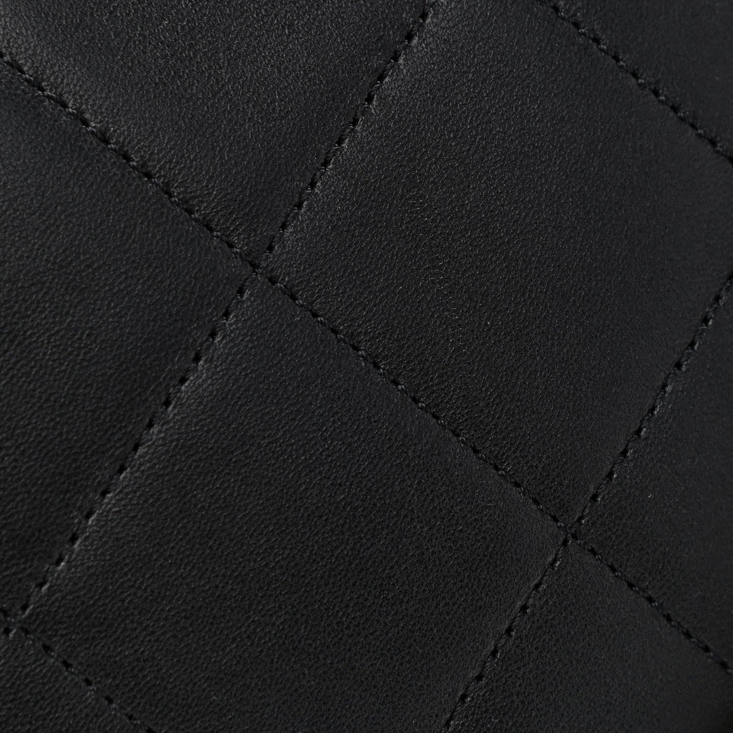 Chanel Lambskin A Real Catch Flap Bag Black 11 of 11