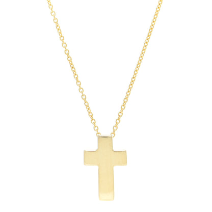 Roberto Coin 18K Yellow Gold Cross Pendant Necklace 1 of 6