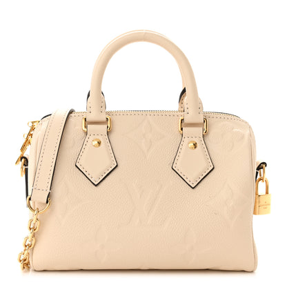 Louis Vuitton Empreinte Monogram Giant Speedy Bandouliere 20 Creme 1 of 11
