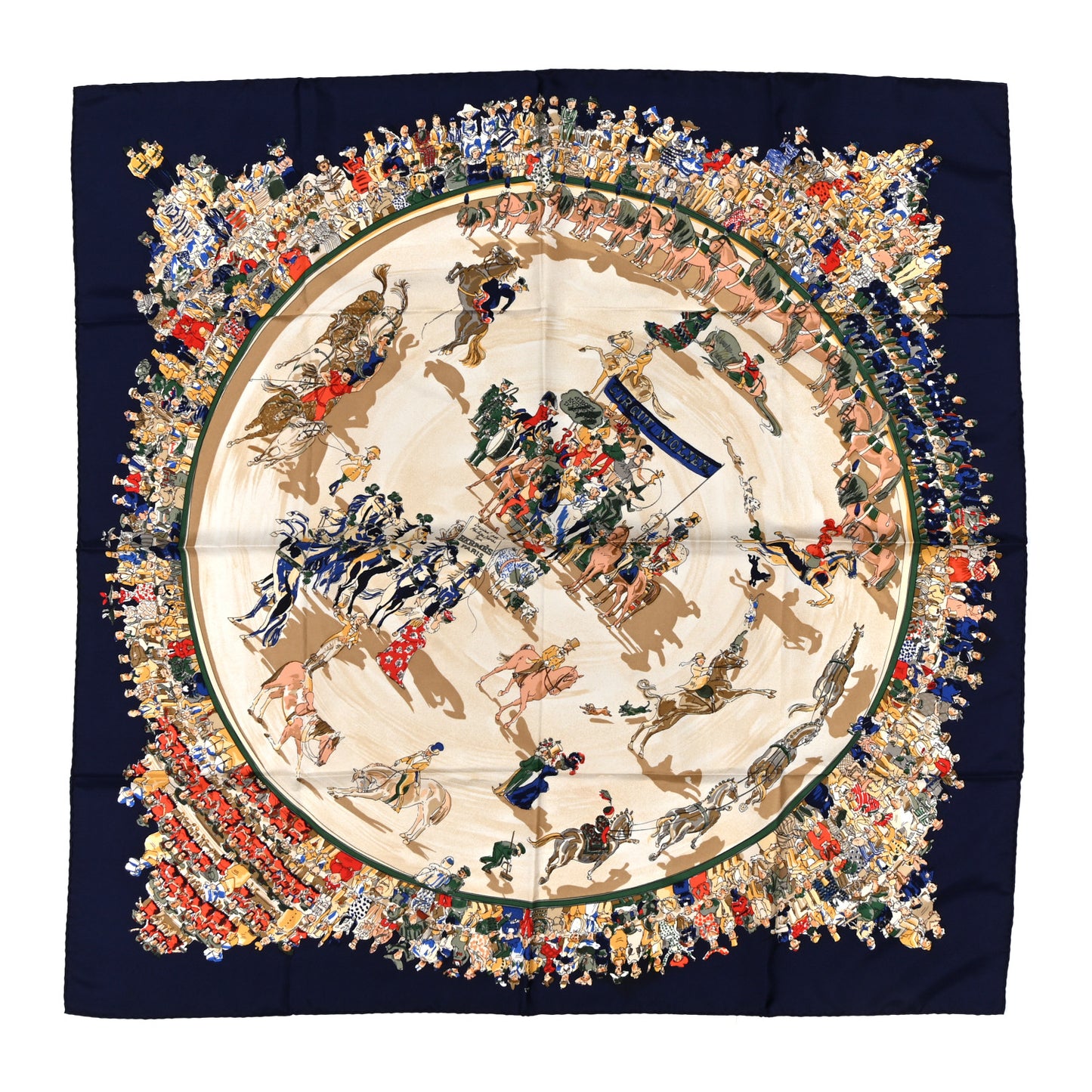 Silk Cirque Molier Scarf 90