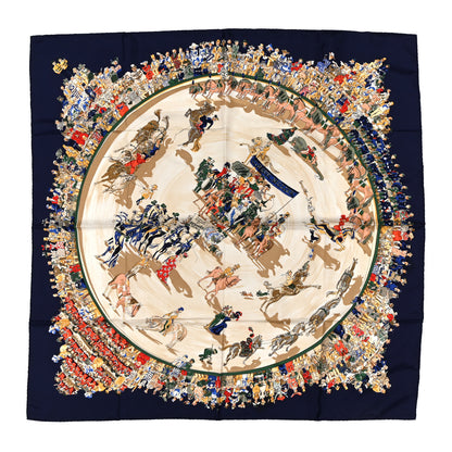 Hermes Silk Cirque Molier Scarf 90 1 of 5