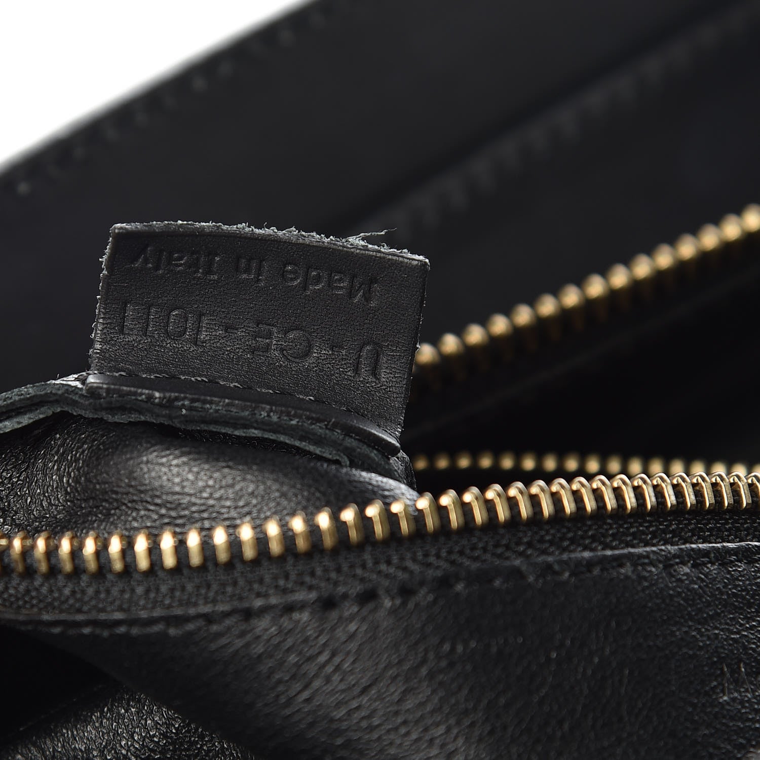 Celine Canvas Smooth Calfskin Leopard Print Mini Luggage Black 7 of 13