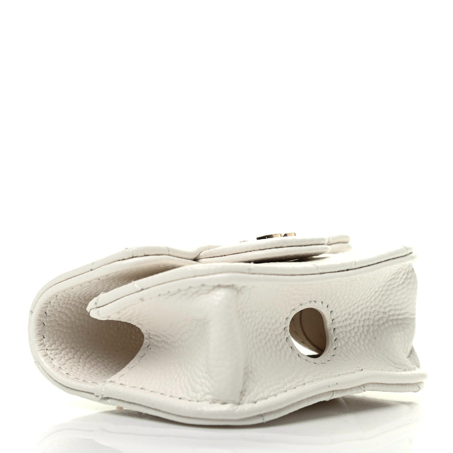 Caviar Quilted Airpods Pro Case White