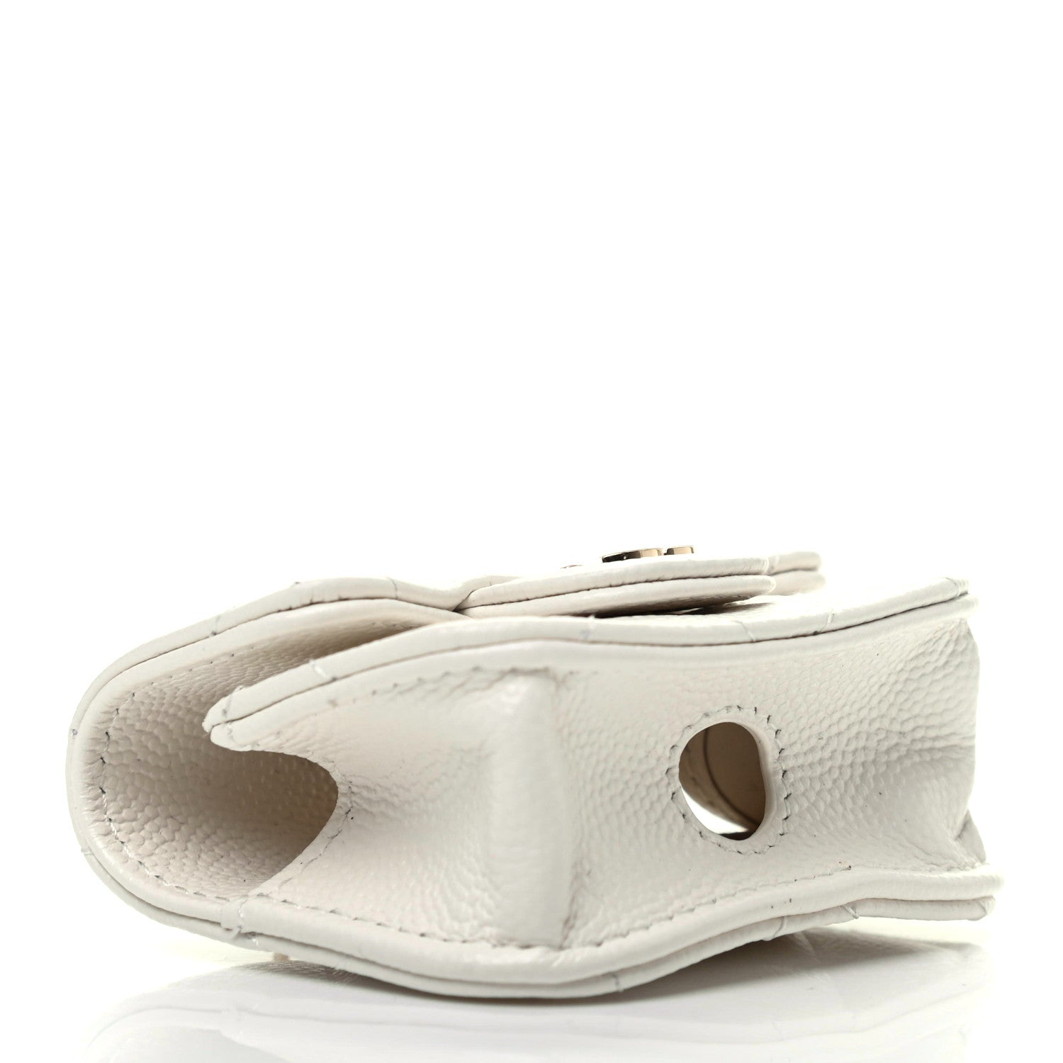 Chanel Caviar Quilted Airpods Pro Case White 4 of 7
