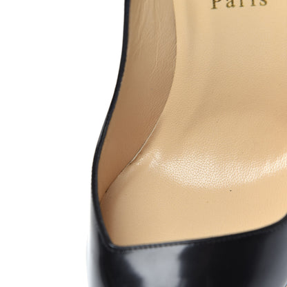 Christian Louboutin Jazz Calfskin Corneille 100 Pumps 39 Black 8 of 10