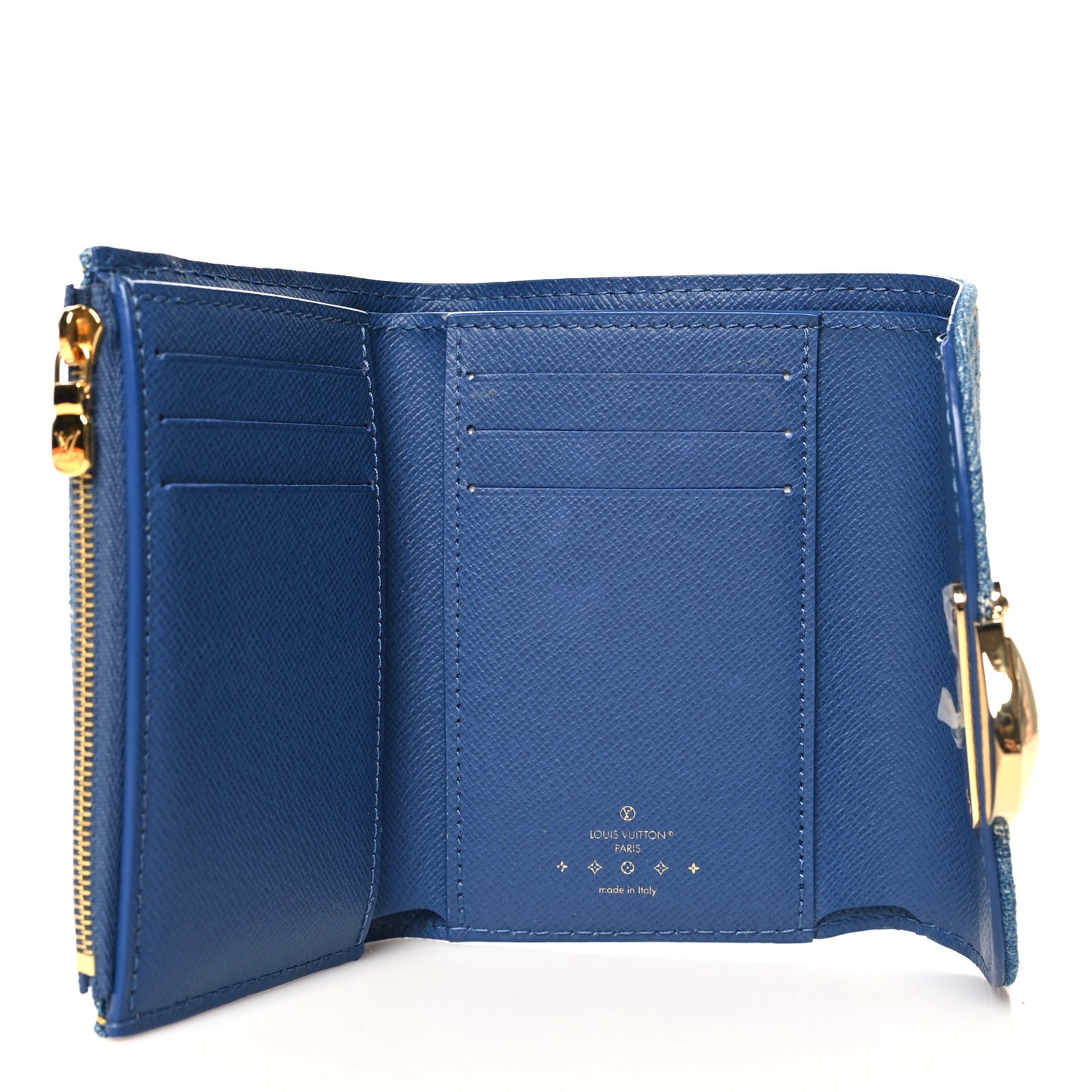 Denim Amelia Compact Wallet Blue
