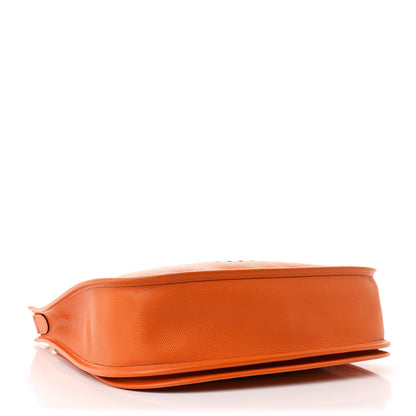 Hermes Epsom Evelyne II GM Orange 4 of 14