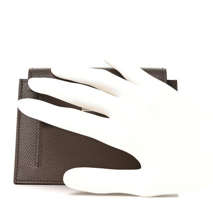 Hermes Epsom Kelly Pocket Compact Wallet Etain 3 of 18