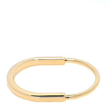 Tiffany 18K Yellow Gold Tiffany Lock Bangle Bracelet 1 of 5
