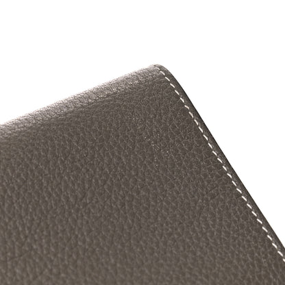 Celine Drummed Calfskin Small Multifunction Folded Wallet Souris 19 of 20