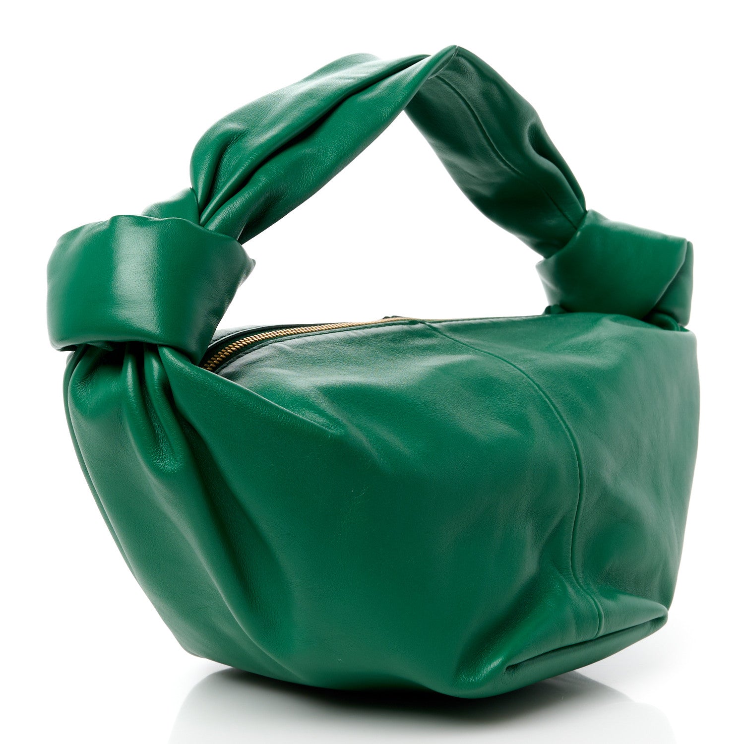 Bottega Veneta Nappa Mini Double Knot Bag Racing Green 3 of 11