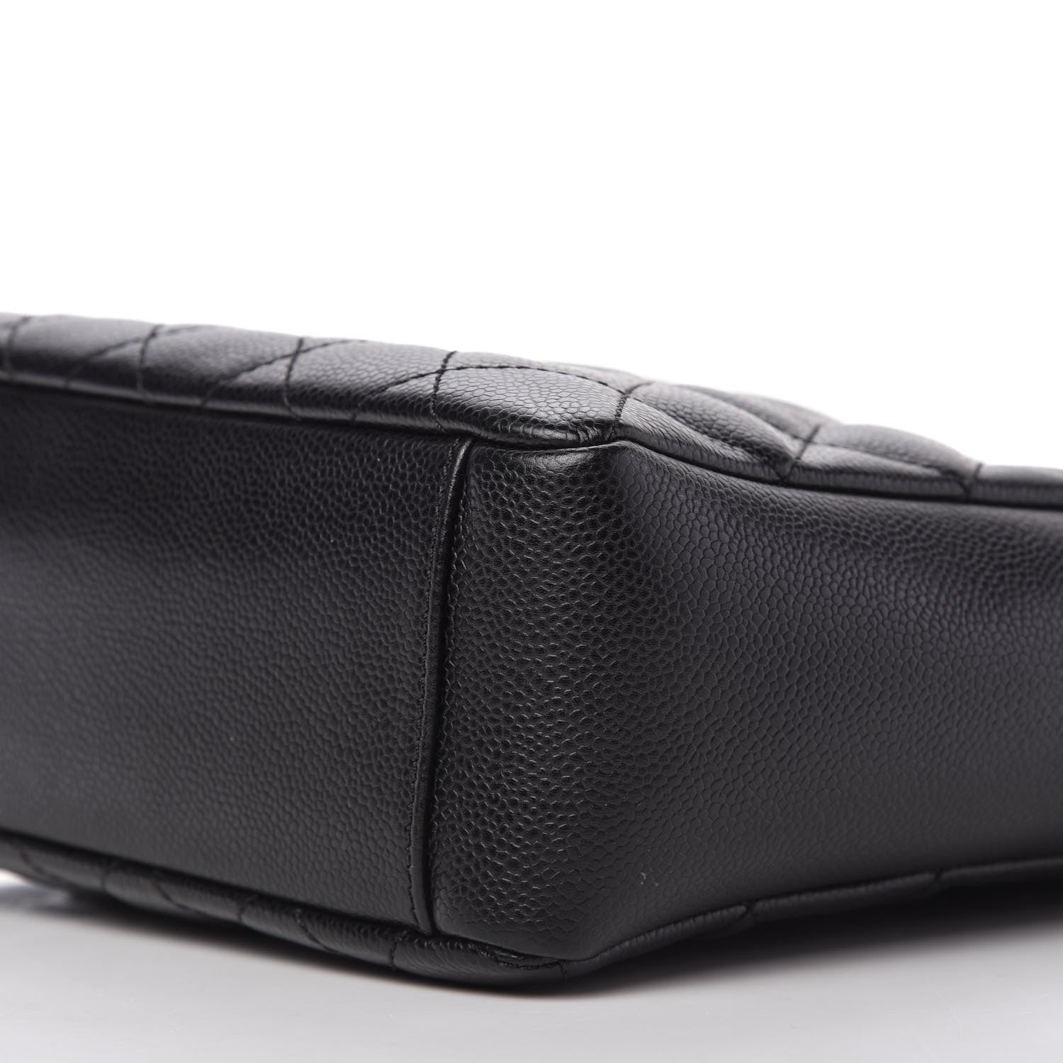 Chanel Caviar Quilted Petit Shopping Tote PST Black 7 of 10