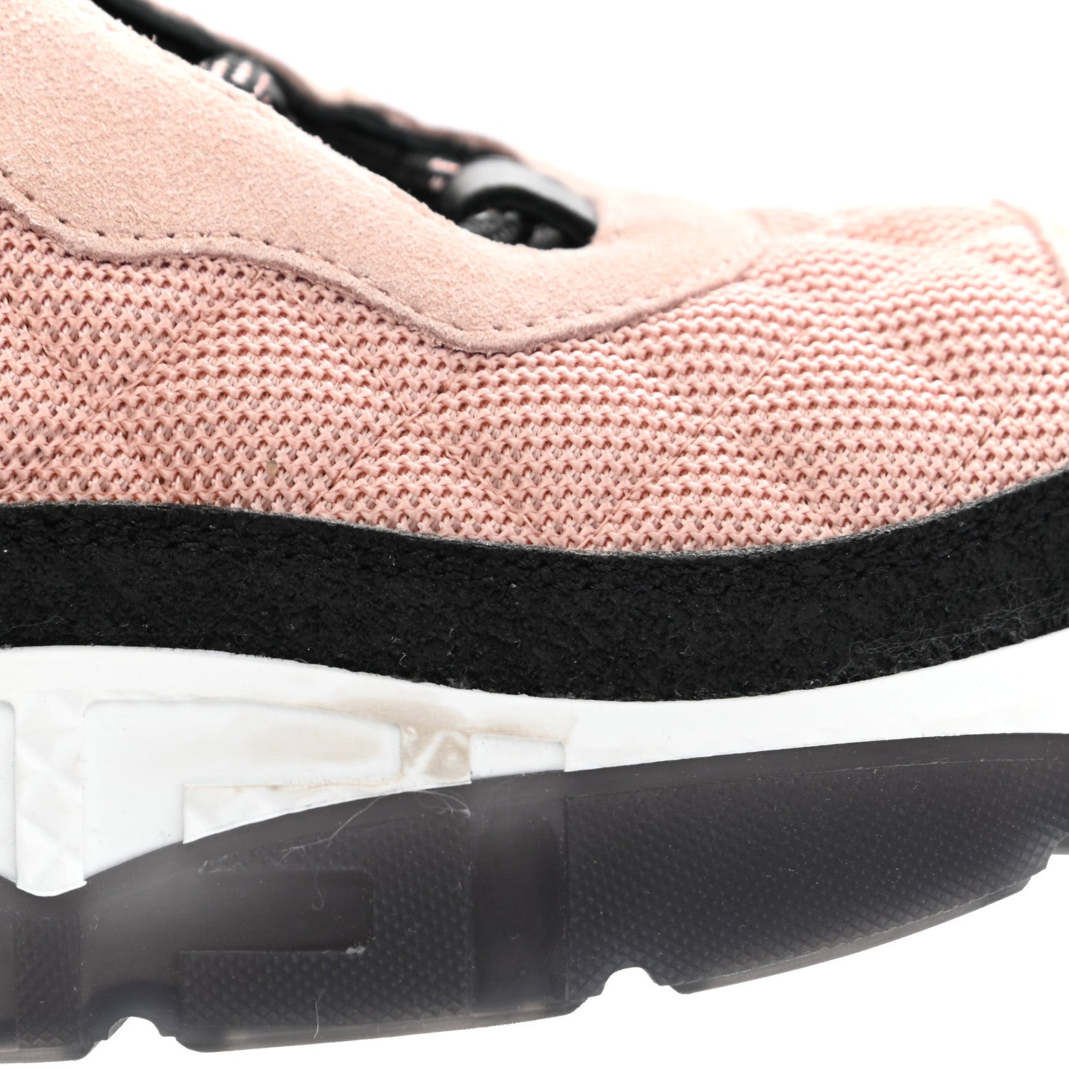 Chanel Mesh Suede Calfskin Quilted Sneakers 41 Black Pink 15 of 16