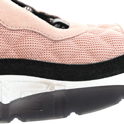 Chanel Mesh Suede Calfskin Quilted Sneakers 41 Black Pink 15 of 16
