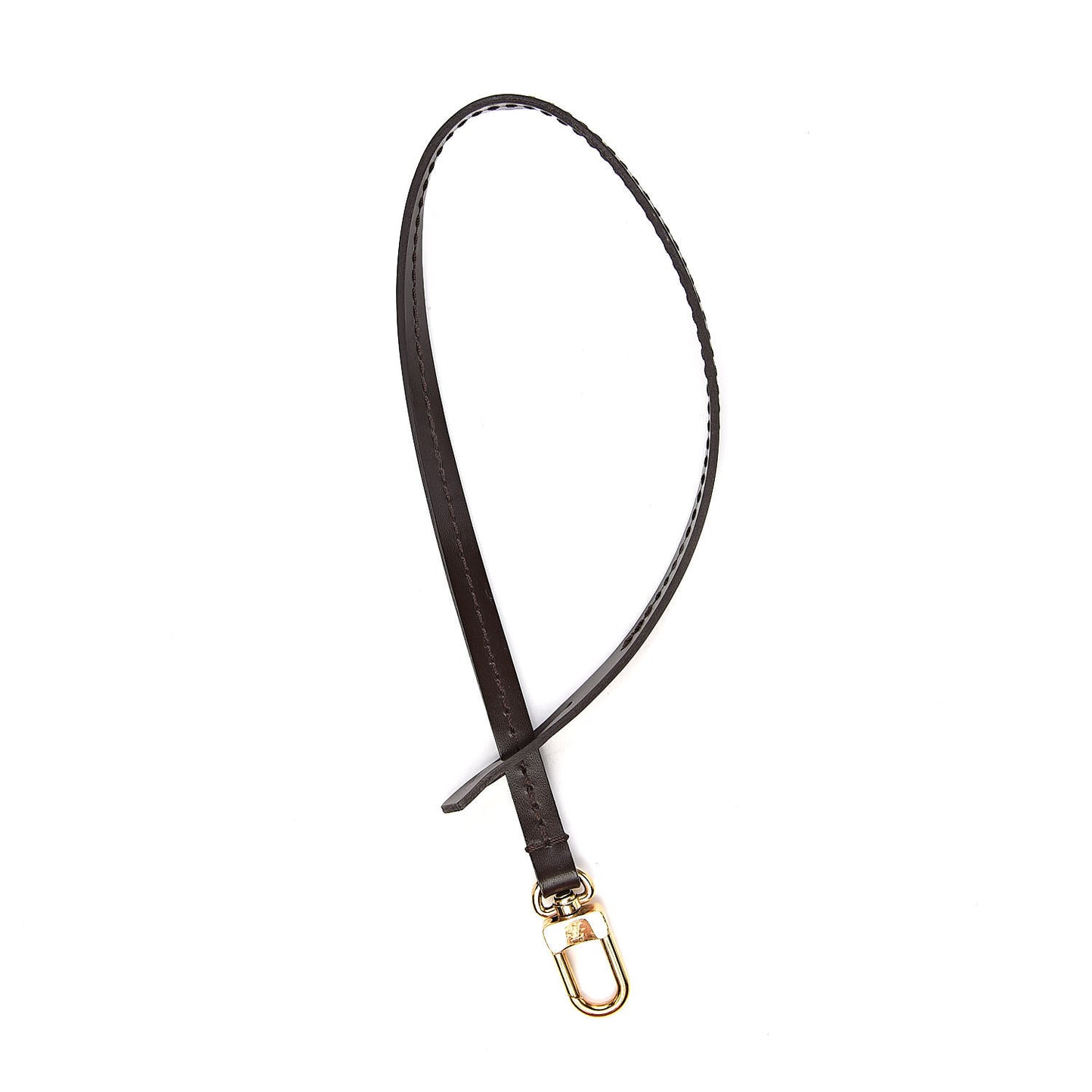Calfskin Pochette Accessories Strap Brown