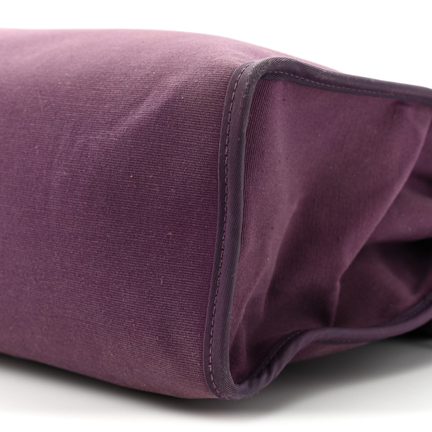 Hermes Vache Hunter Toile Herbag Zip 31 PM Fauve Cassis 8 of 18