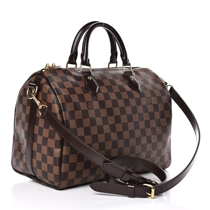 Louis Vuitton Damier Ebene Speedy Bandouliere 30 3 of 12