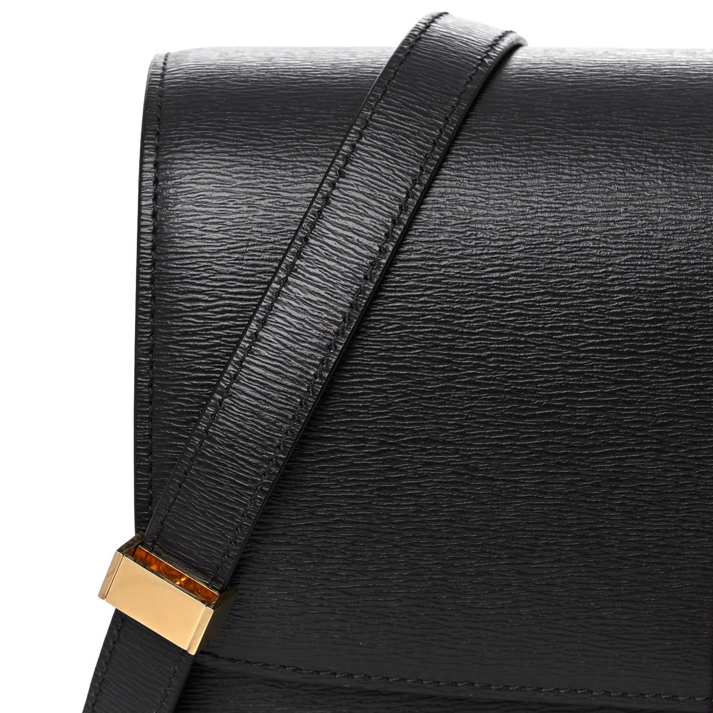 Liege Calfskin Medium Classic Box Flap Bag Black