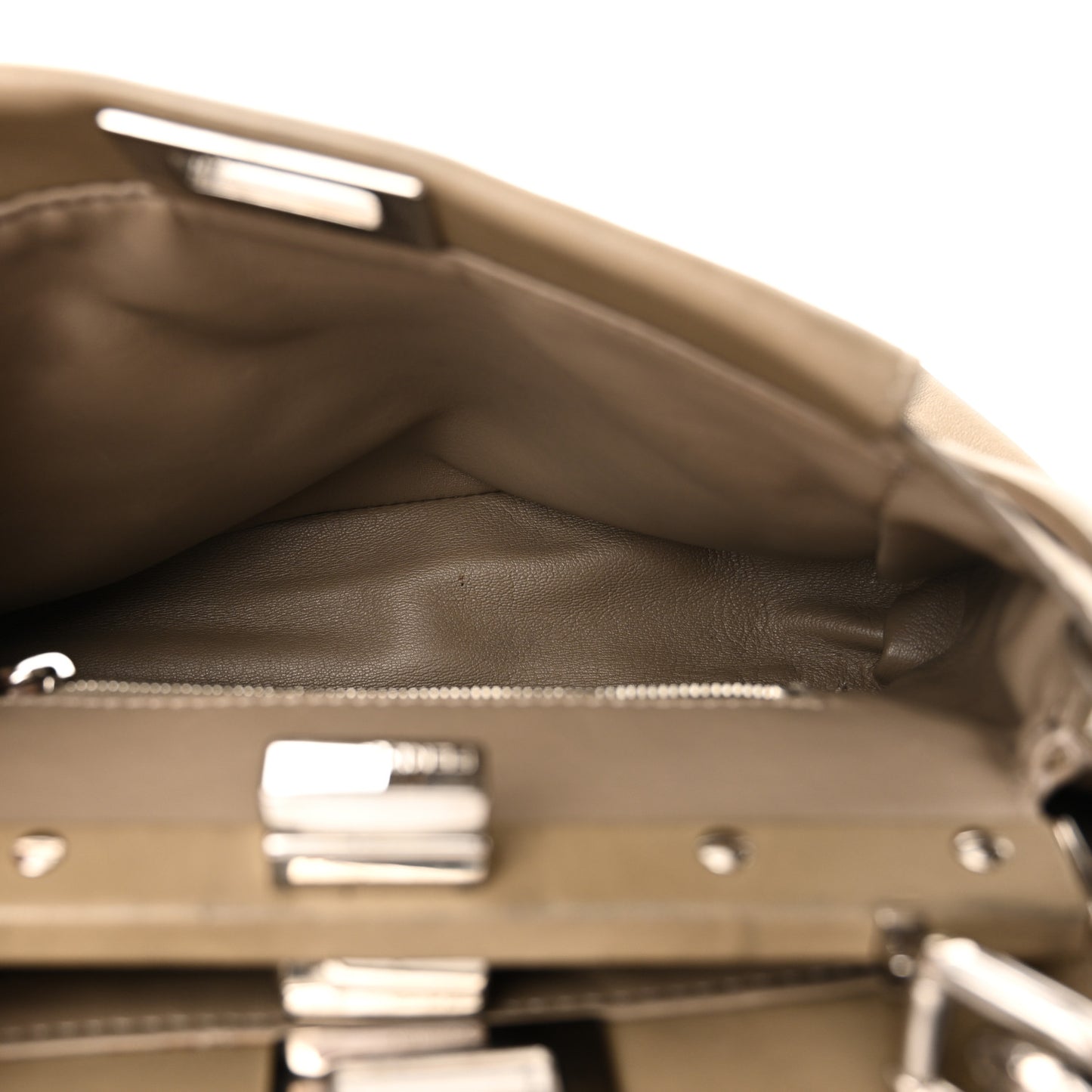 Nappa Mini Peekaboo Iconic Satchel Tortora