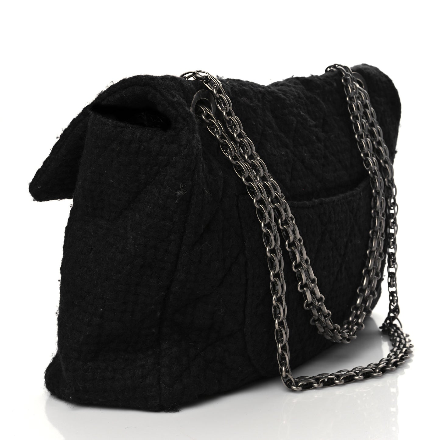 Tweed XXL Reissue Flap Black