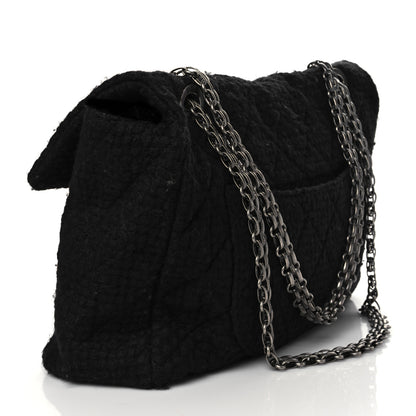 Chanel Tweed XXL Reissue Flap Black 2 of 9