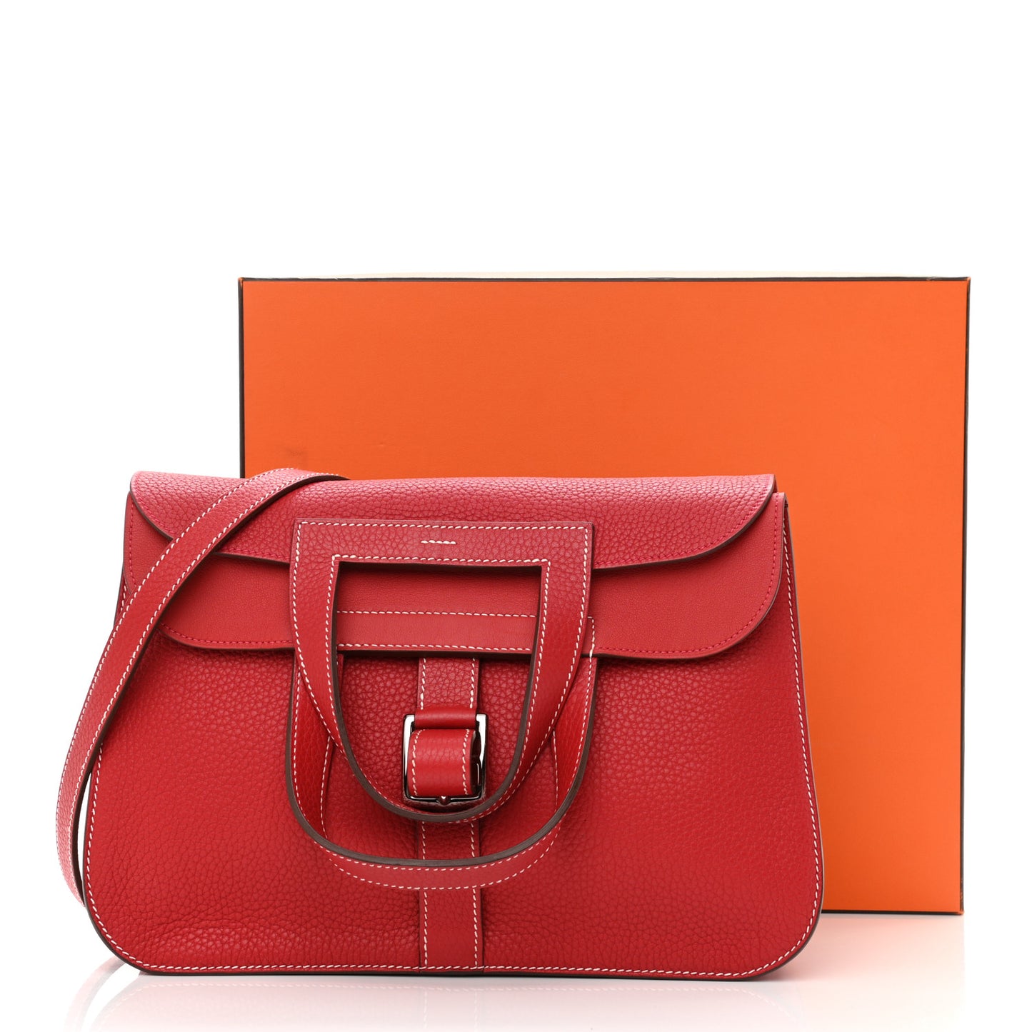 Taurillon Clemence Verso Halzan 31 GM Rouge Casaque Vermillion