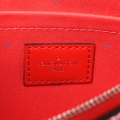 Louis Vuitton Monogram Escale Neverfull MM GM Pochette Rouge 6 of 9