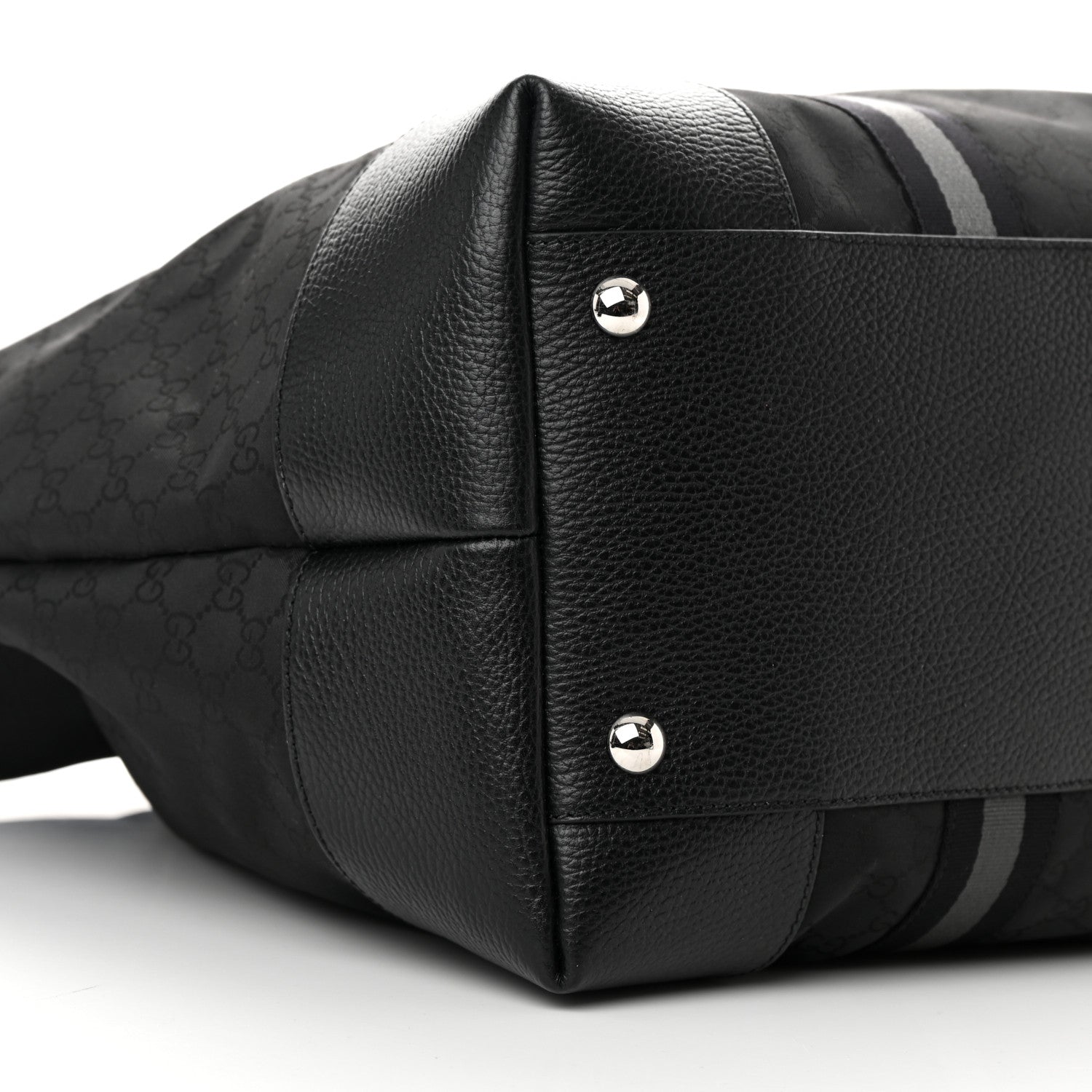 Gucci Nylon Monogram XL Duffle Bag Black 9 of 12