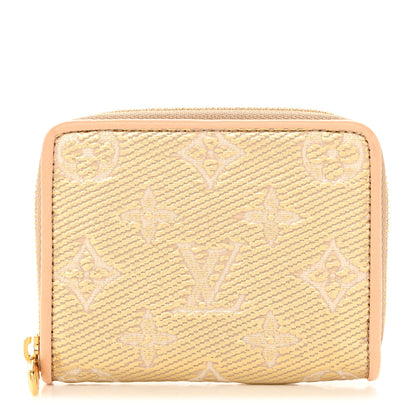 Louis Vuitton Hollographic Monoglam Zippy Coin Purse Wallet Beige 1 of 6