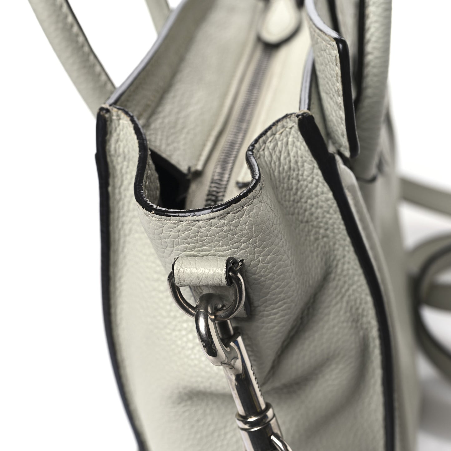 Drummed Calfskin Nano Luggage Lune