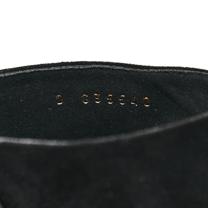 Chanel Suede Patent Calfskin Cap Toe Pearl Mule 38.5 Black 8 of 11