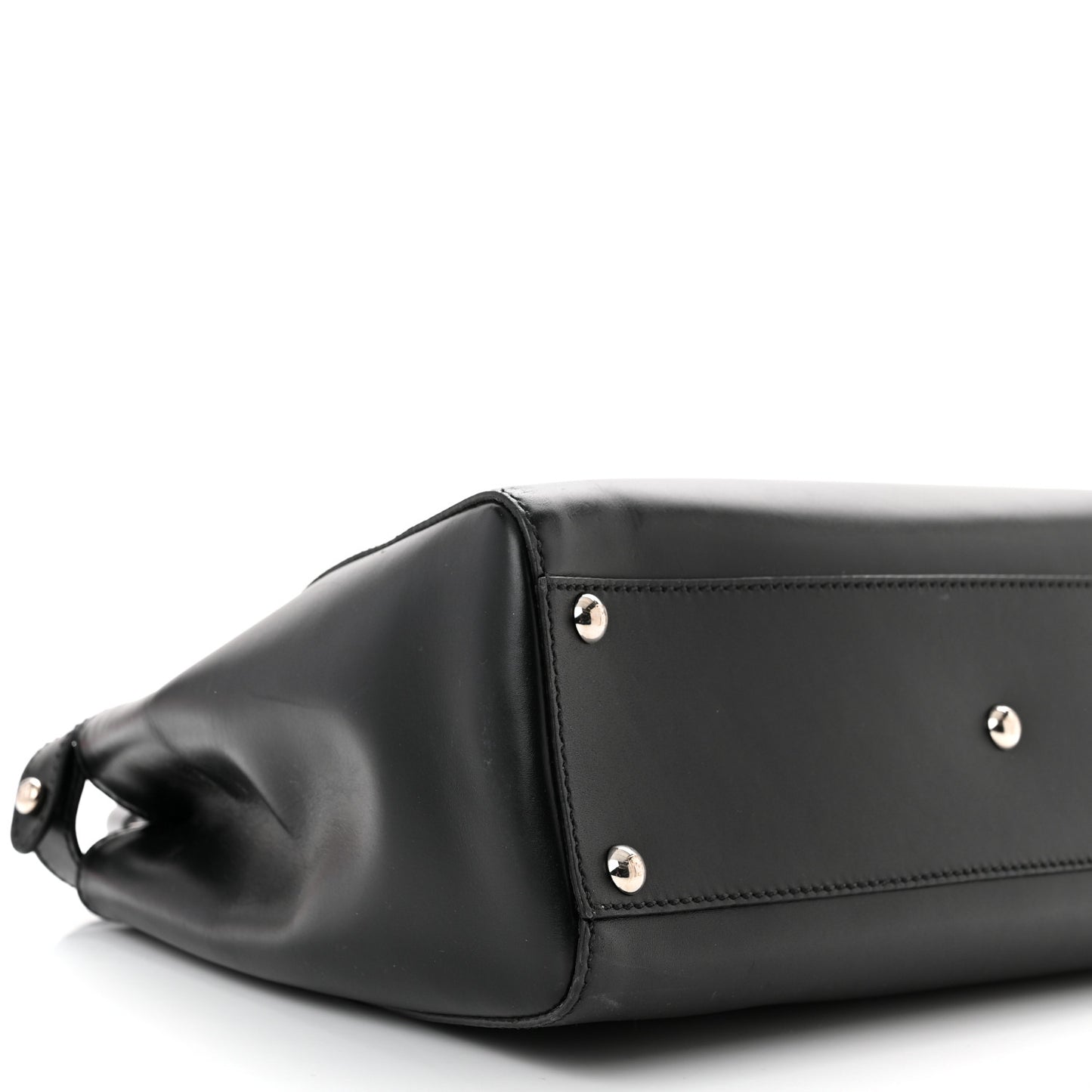 Vitello Seta Snakeskin Crocodile Monster Eyes Medium Peekaboo Iconic Satchel Black Girasole