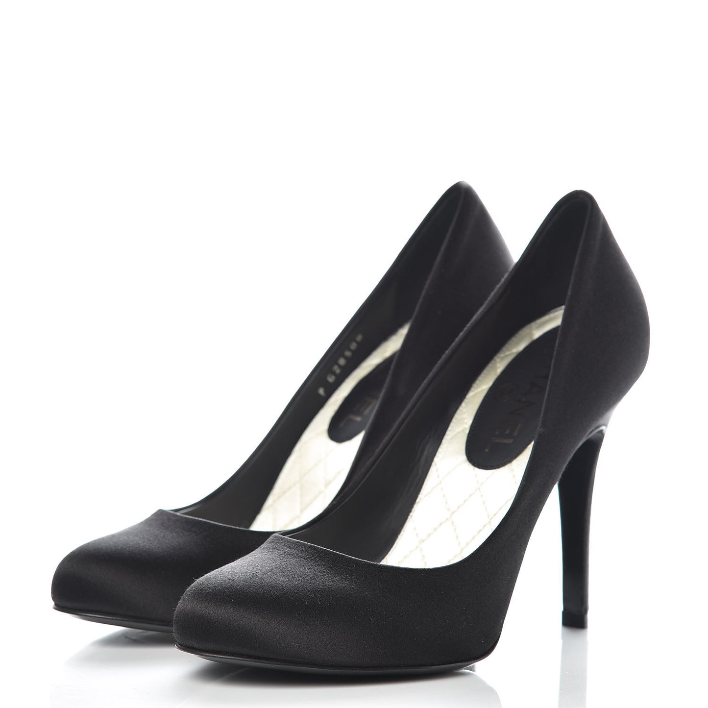 Satin CC Pumps 36.5 Black