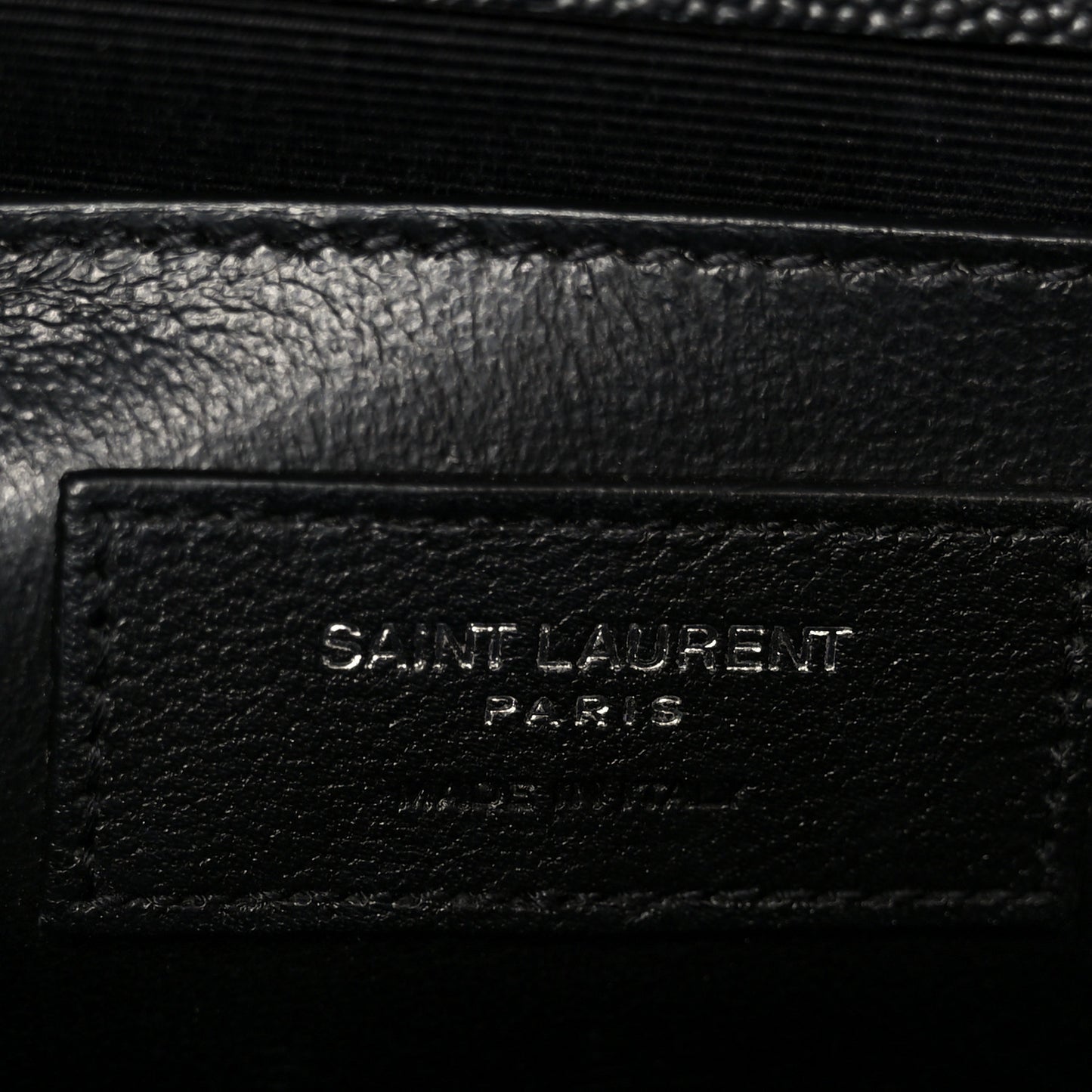 Grain De Poudre Medium Classic Monogram Kate Satchel Black