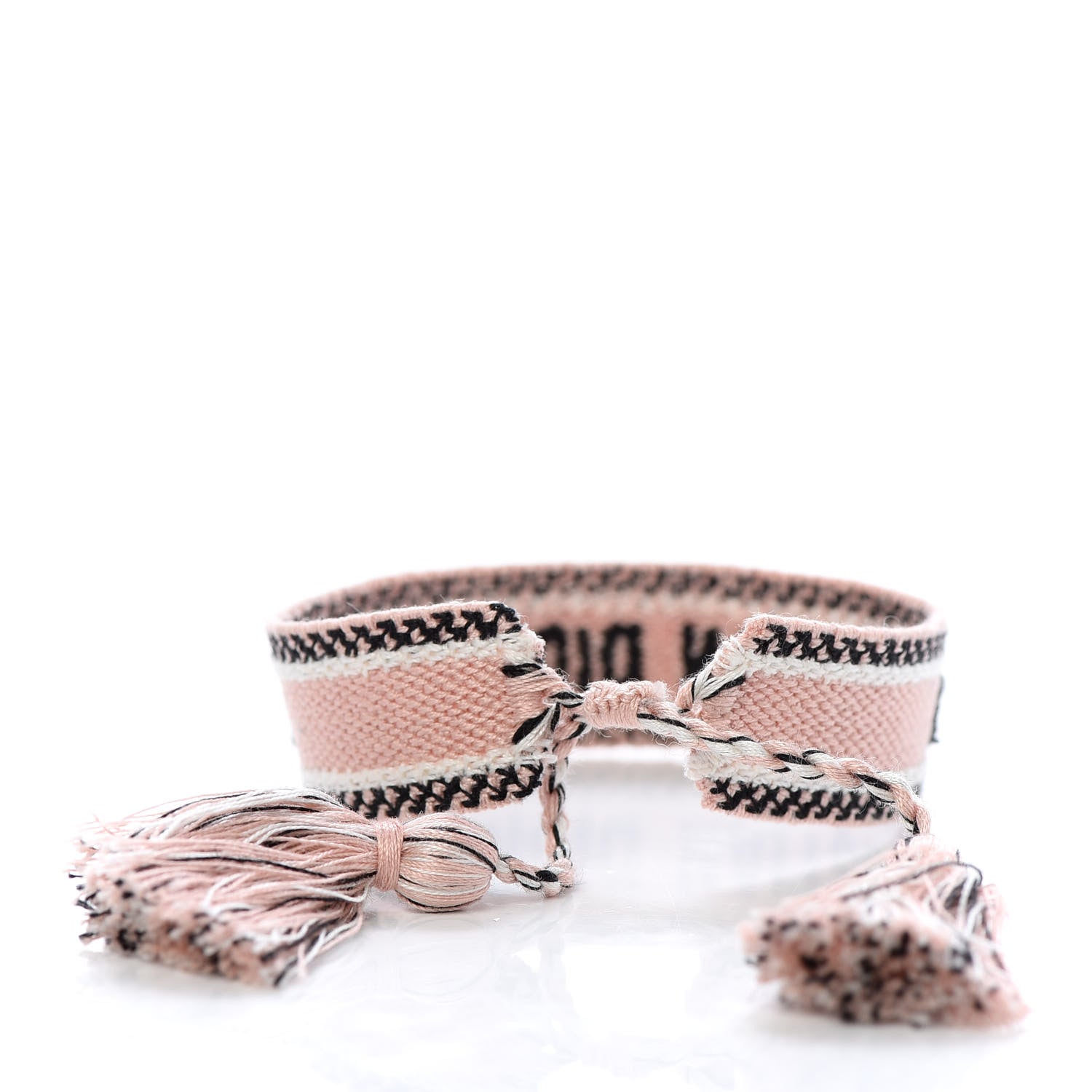 Christian Dior Woven Cotton J'Adior Friendship Bracelet Pink 3 of 4