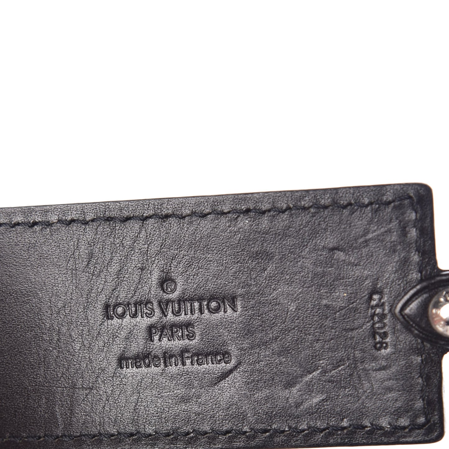 Calfskin Porte Clefs Fortune Key Chain Black