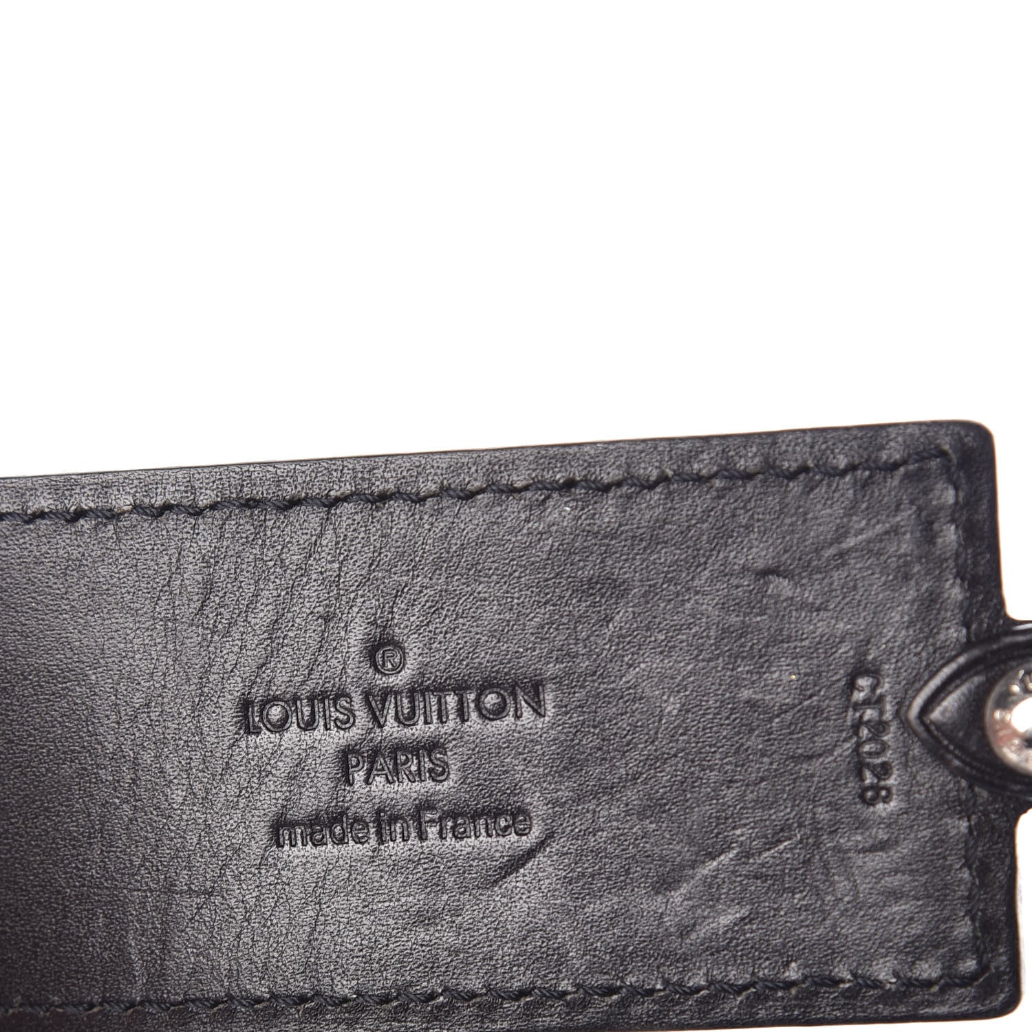Louis Vuitton Calfskin Porte Clefs Fortune Key Chain Black 3 of 3