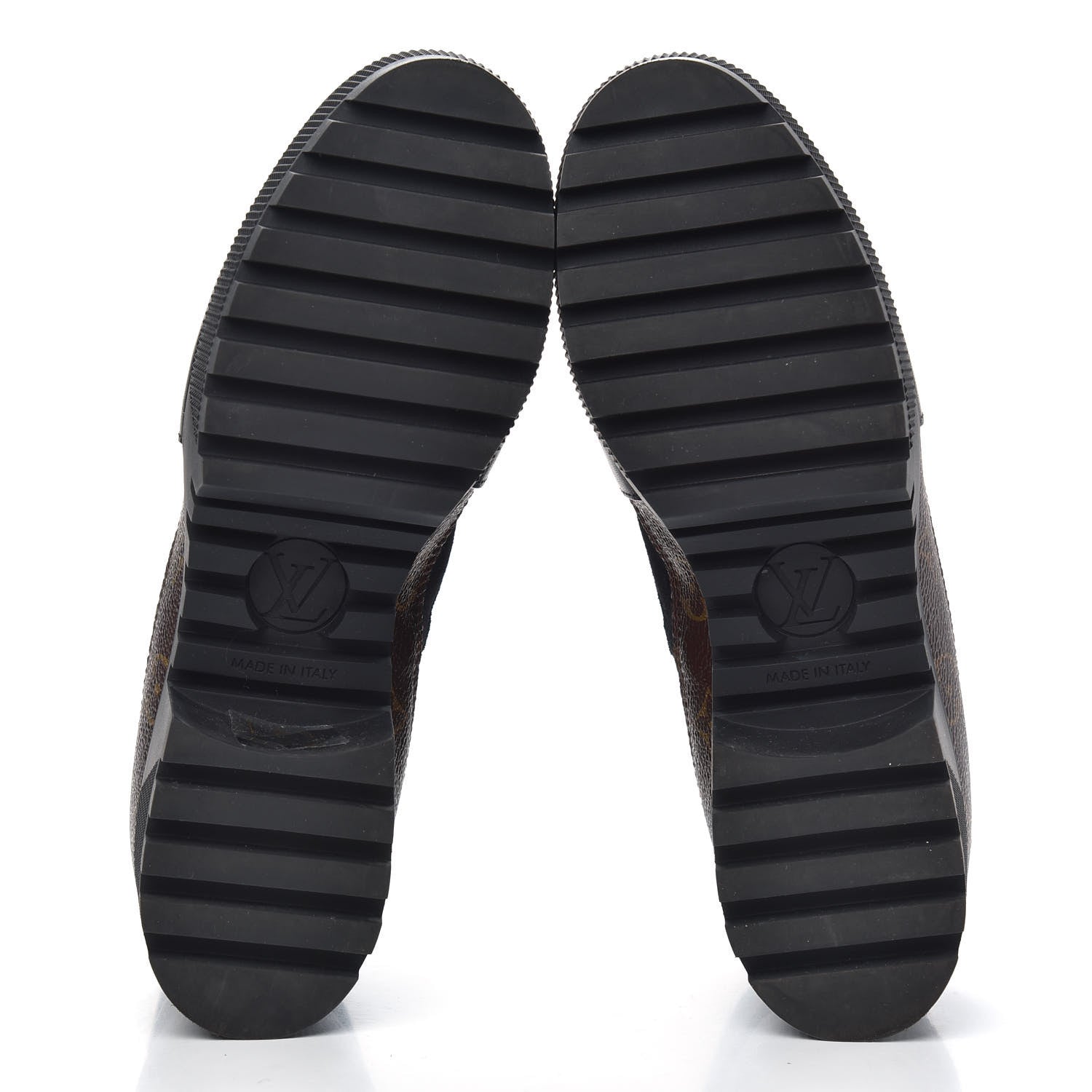 Louis Vuitton Suede Calfskin Monogram Laureate Platform Desert Boots 40 Black 5 of 7