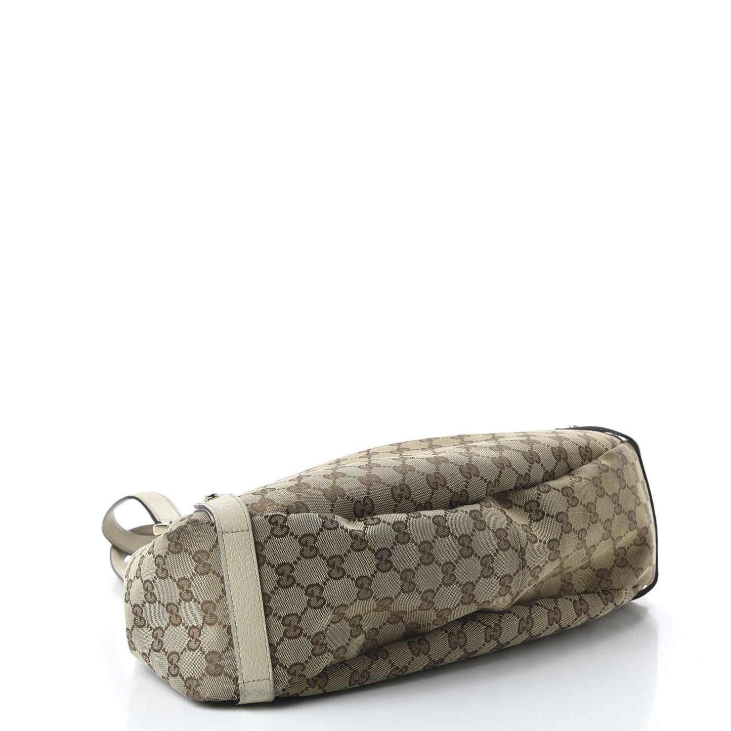 Monogram Medium Abbey Shoulder Bag Off White