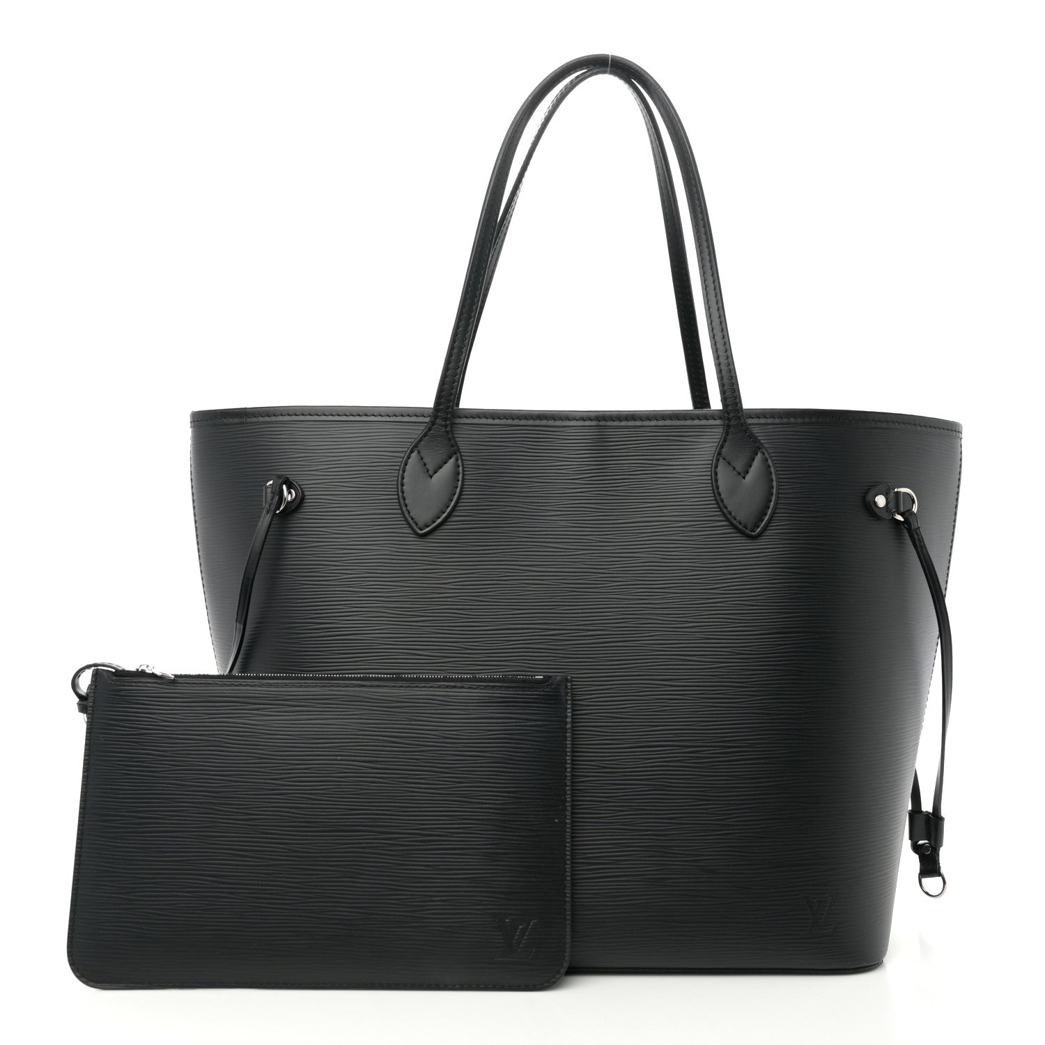 Louis Vuitton Epi Neverfull MM Black 3 of 10
