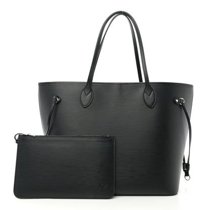 Louis Vuitton Epi Neverfull MM Black 3 of 10