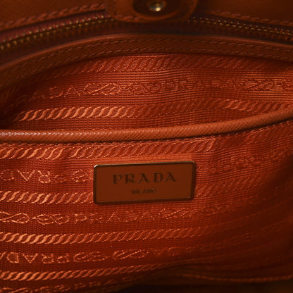 Prada Saffiano Lux Large Tote Papaya 6 of 9
