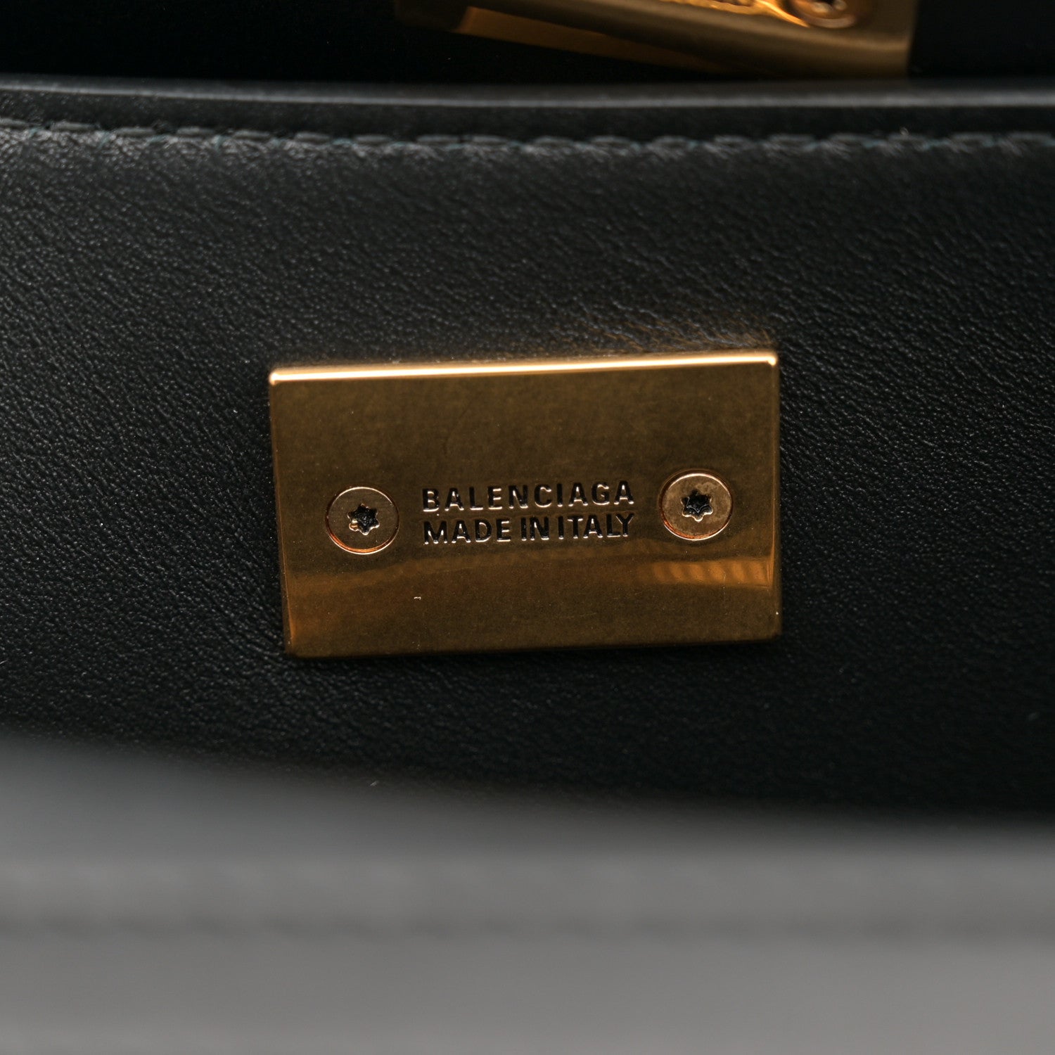 Balenciaga Natural Smooth Calfskin Small Rodeo Top Handle Handbag Black 6 of 11